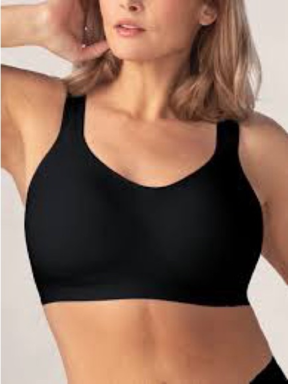 Truekind Daily Comfort Wirefree Shaper Bra - Black